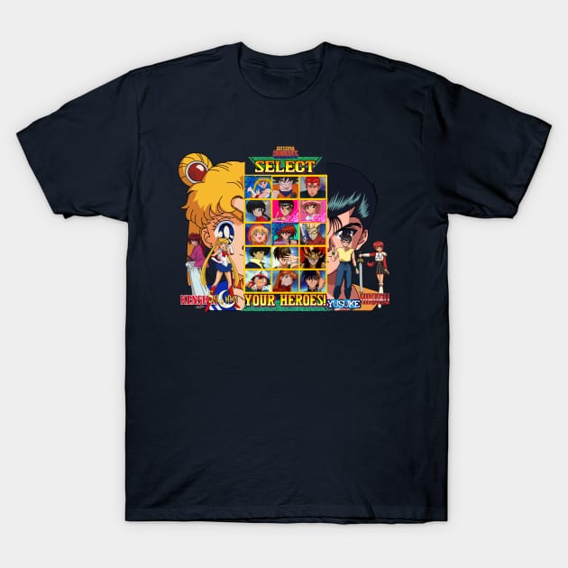 Heroes T-Shirt Anime